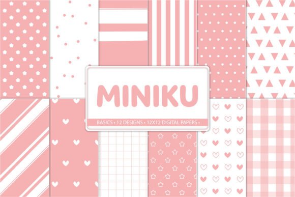 Blush Pink Basics: Timeless Digital Papers for Crafters