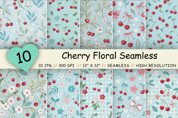 Cherry Floral Seamless Pattern Bundle: A Designer's Guide