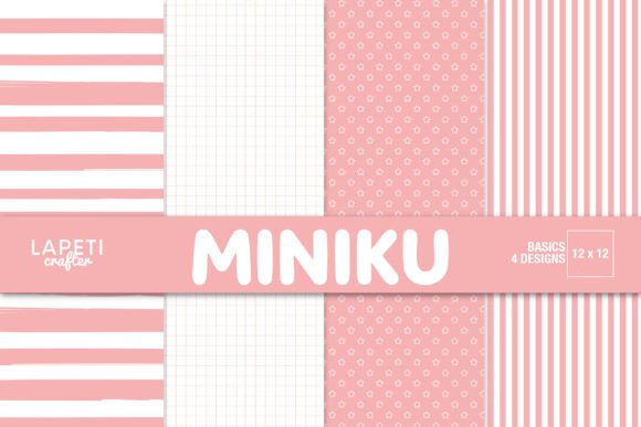 Elevate Your Crafts with Pink Pattern Digital Paper 12x12