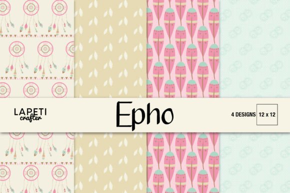 Elevating Creative Projects with Boho Digital Paper Tribal Feather Patterns