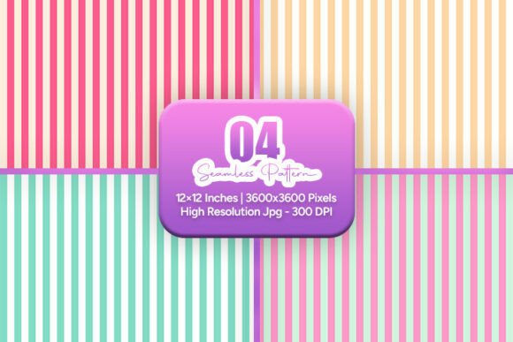 Elevating Visual Identity with the Candy Pastel Stripe Seamless Pattern