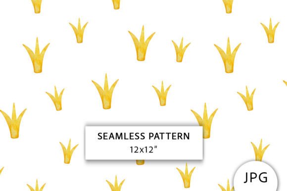 Evaluating Crown Seamless Patterns and Watercolor Digital Paper for Creative Projects