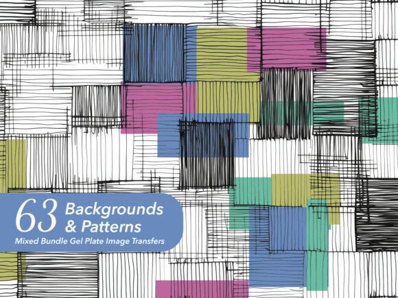 Evaluating the 63 Gel Plate Printing Image Transfers Bundle for Mixed Media Artists