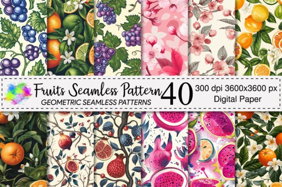 Evaluating the Fruits Seamless Pattern Bundle for Design Projects