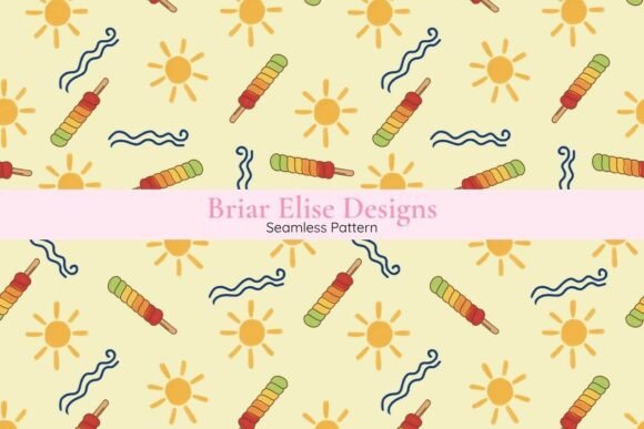 Maximizing Your Projects with the Seamless Summer Popsicle Paper Pattern