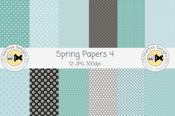 Spring Seamless Pattern Paper 4: Fresh Digital Designs