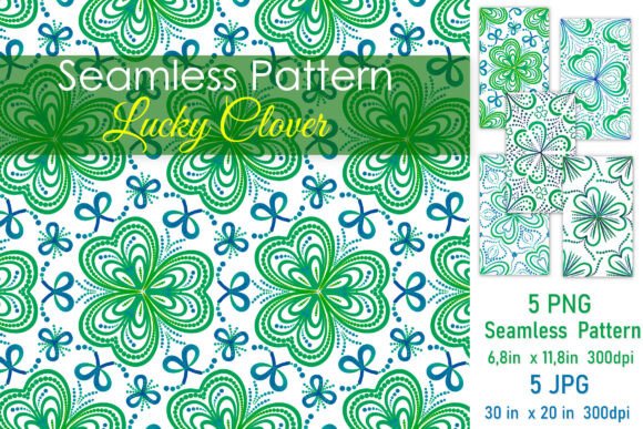 Unlocking Creative Potential: A Guide to the Lucky Clover Seamless Pattern Bundle for St. Patrick's Day