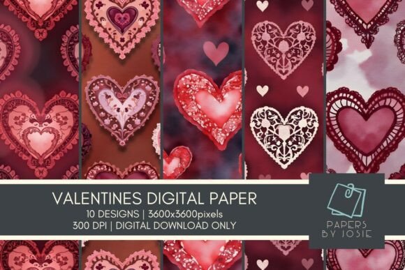 Unlocking Creativity: A Smart Guide to Using Hearts Pattern Digital Paper