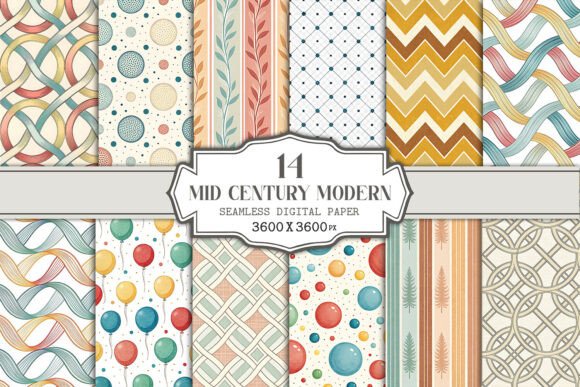 Unlocking Retro Elegance: The Ultimate Guide to Mid-Century Modern Digital Paper Bundles